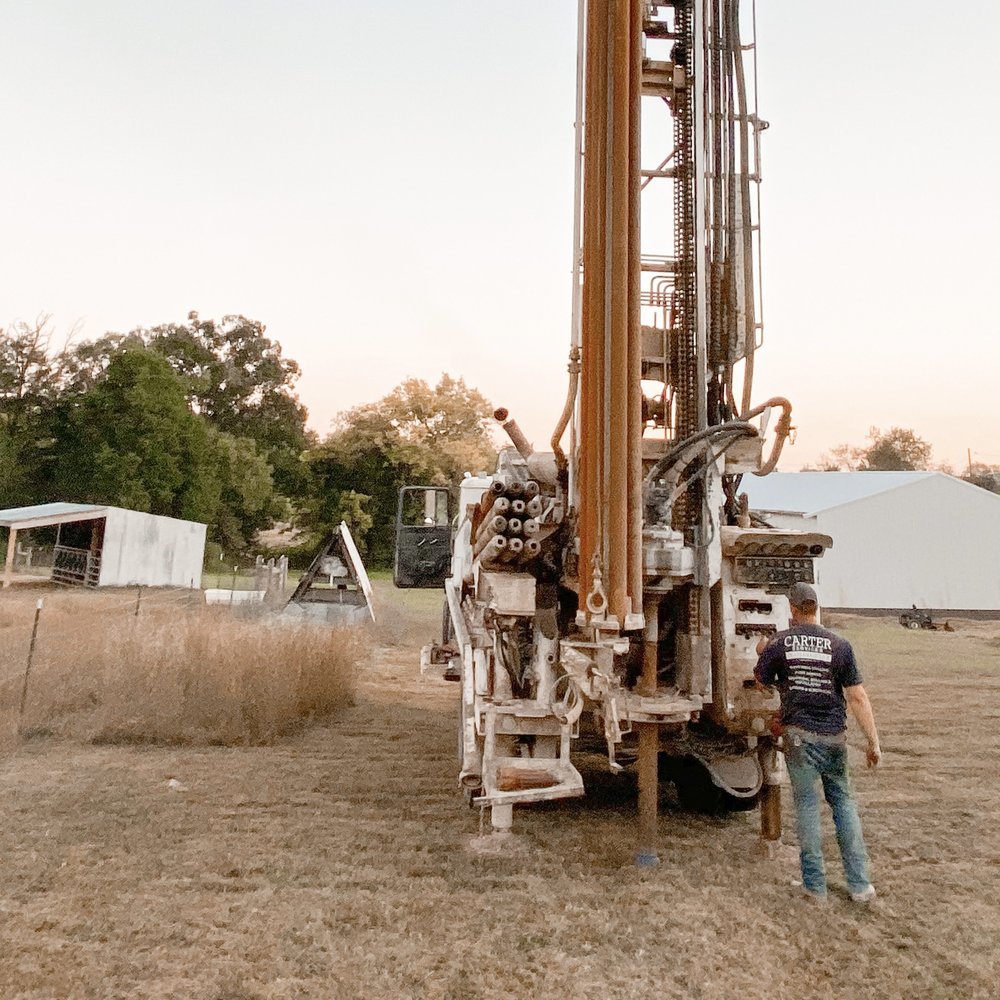 Water well drilling rig in Wembley for domestic water supply